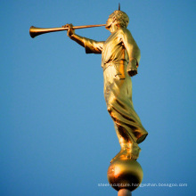Hot sale Bronze mormon angel moroni statue